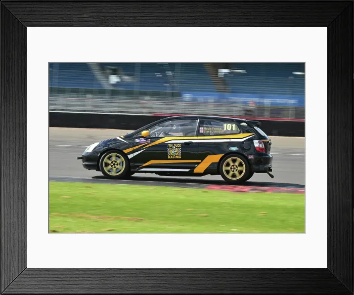 Framed Print : CM35_9239 Hugh Pearce, Steve Johnson, Honda Civic EP3.jpg