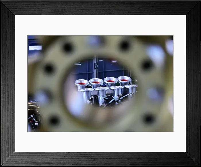 Framed Print : CM35_5272 V8 Trumpets through a wheel.jpg Framed Print : CM35_5272 V8 Trumpets through a wheel.jpg