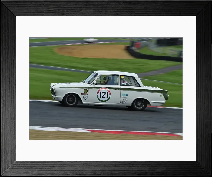 Framed Print : CM35_5727 Tim Abbott, Darren Burke, Ford Lotus Cortina Mk1.jpg
