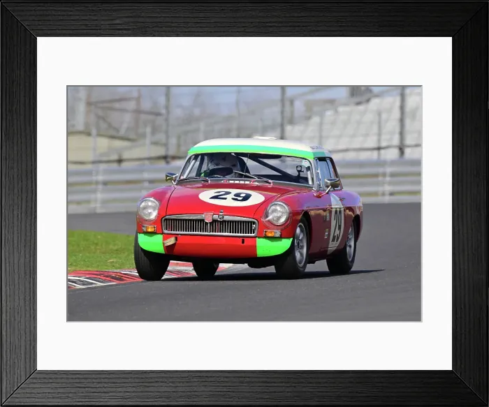 Framed Print : CZ1_2299 Max Cawthorn, MG B Roadster.jpg Framed Print : CZ1_2299 Max Cawthorn, MG B Roadster.jpg