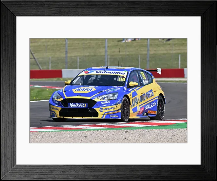 Framed Print : CZ2_1903 Ashley Sutton, Ford Focus ST, NAPA Racing UK.jpg Framed Print : CZ2_1903 Ashley Sutton, Ford Focus ST, NAPA Racing UK.jpg