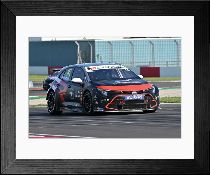 Framed Print : CZ2_2640 Ronan Pearson, Toyota Corolla GR Sport, Toyota Gazoo Racing with IAA.jpg