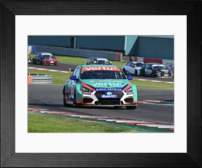 Framed Print : CZ2_2653 Tom Chilton, Hyundai i30N, Team Vert.jpg Framed Print : CZ2_2653 Tom Chilton, Hyundai i30N, Team Vert.jpg