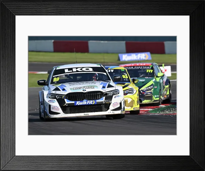Framed Print : CZ2_2763 Charles Rainford, BMW 330i M Sport, LKQ Euro Car Parts Racing with WSR.jpg Framed Print : CZ2_2763 Charles Rainford, BMW 330i M Sport, LKQ Euro Car Parts Racing with WSR.jpg