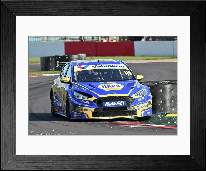 Framed Print : CZ2_2889 Ashley Sutton, Ford Focus ST, NAPA Racing UK.jpg Framed Print : CZ2_2889 Ashley Sutton, Ford Focus ST, NAPA Racing UK.jpg