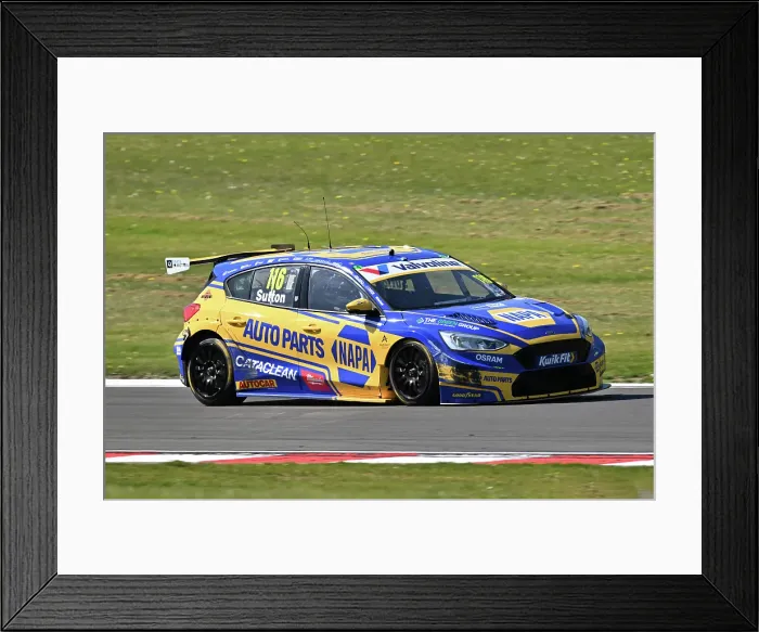 Framed Print : CZ2_2194 Ashley Sutton, Ford Focus ST, NAPA Racing UK.jpg Framed Print : CZ2_2194 Ashley Sutton, Ford Focus ST, NAPA Racing UK.jpg