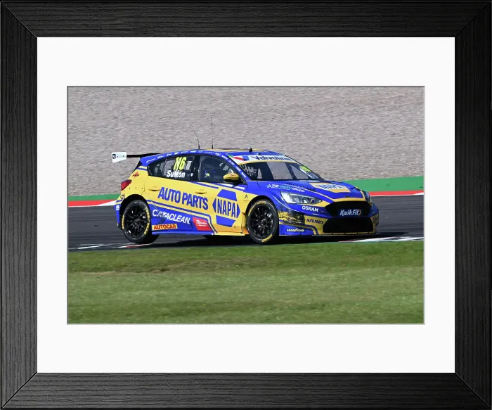 Framed Print : CZ2_2239 Ashley Sutton, Ford Focus ST, NAPA Racing UK.jpg