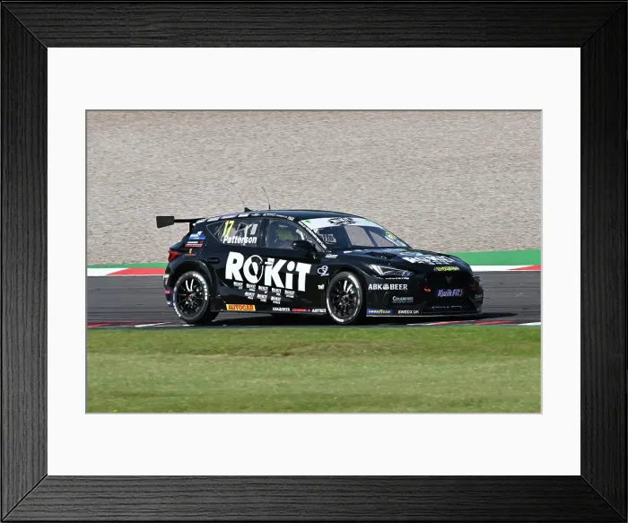 Framed Print : CZ2_2246 Dexter Patterson, Cupra Leon, ROKiT Racing with Un-Limited Motorsport.jpg