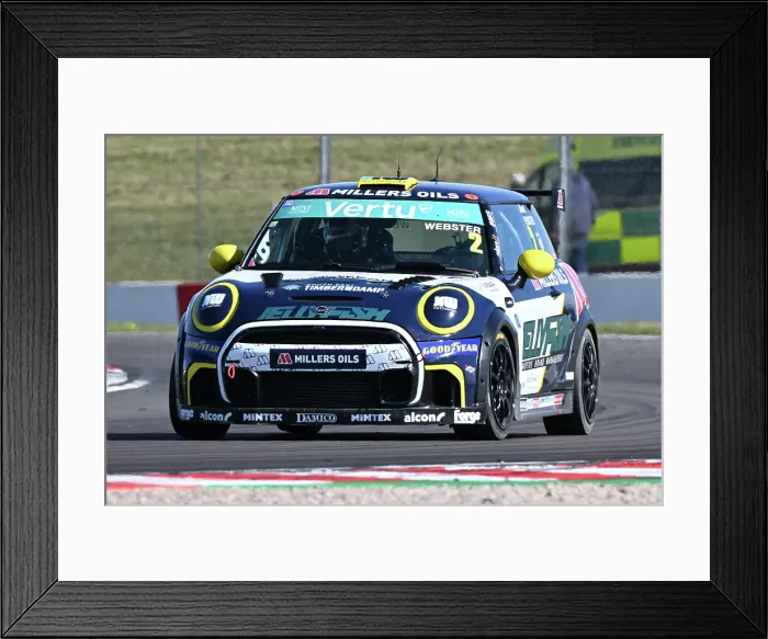 Framed Print : CZ2_1312 Albert Webster, MINI JCW, JRW Motorsport.jpg Framed Print : CZ2_1312 Albert Webster, MINI JCW, JRW Motorsport.jpg