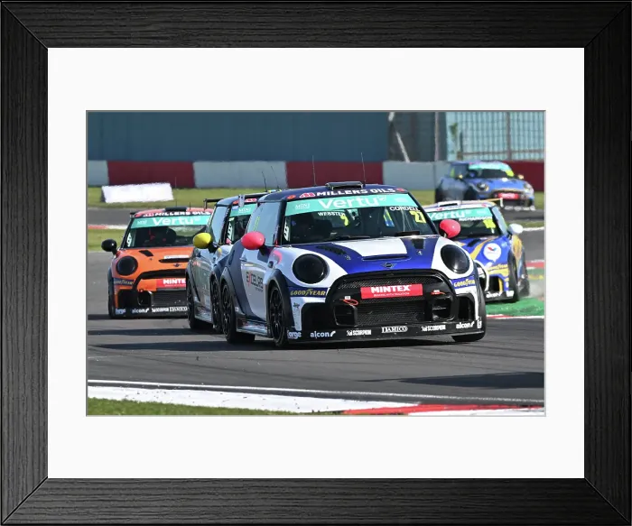 Framed Print : CZ2_2374 Mario Cordell, MINI JCW, Excelr8 Motorsport.jpg Framed Print : CZ2_2374 Mario Cordell, MINI JCW, Excelr8 Motorsport.jpg