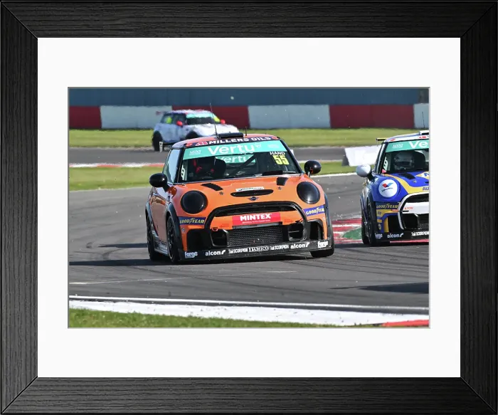 Framed Print : CZ2_2375 Charlie Hand, Mini JCW, Mannpower Motorsport.jpg Framed Print : CZ2_2375 Charlie Hand, Mini JCW, Mannpower Motorsport.jpg