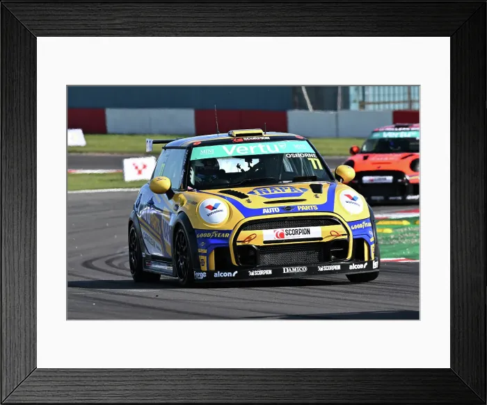 Framed Print : CZ2_2382 Jamie Osborne, Mini JCW, NAPA Racing UK.jpg Framed Print : CZ2_2382 Jamie Osborne, Mini JCW, NAPA Racing UK.jpg