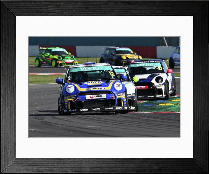 Framed Print : CZ2_2386 Alex Solley, MINI JCW, NAPA Racing UK.jpg Framed Print : CZ2_2386 Alex Solley, MINI JCW, NAPA Racing UK.jpg