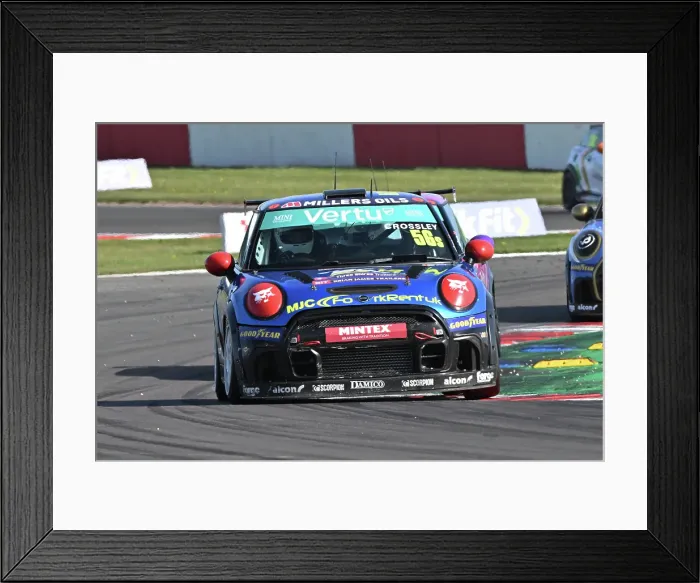 Framed Print : CZ2_2391 Ben Crossley, MINI JCW, JRW Motorsport.jpg