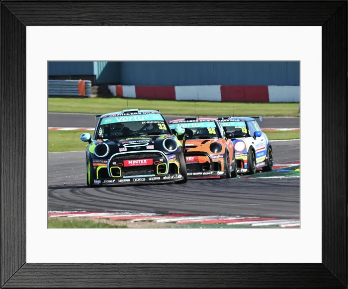 Framed Print : CZ2_2451 Max Edmundson, MINI JCW, Pro Alloys Racing.jpg