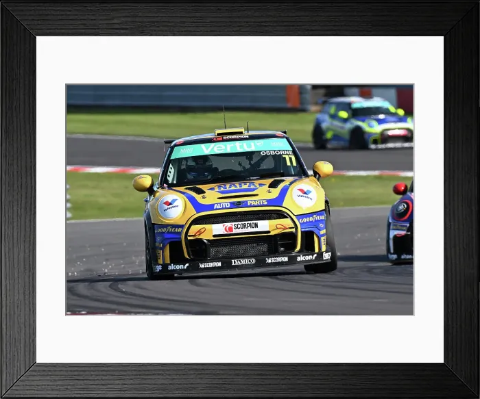 Framed Print : CZ2_2464 Jamie Osborne, Mini JCW, NAPA Racing UK.jpg Framed Print : CZ2_2464 Jamie Osborne, Mini JCW, NAPA Racing UK.jpg