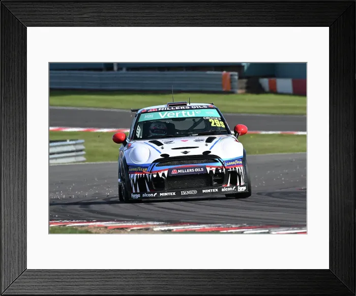 Framed Print : CZ2_2495 Will Crooks, MINI JCW Sport, EXCELR8 Motorsport.jpg