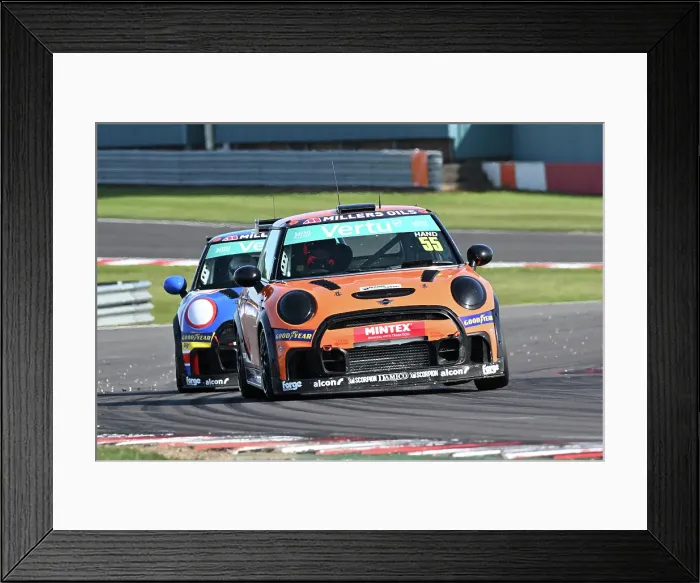Framed Print : CZ2_2502 Charlie Hand, Mini JCW, Mannpower Motorsport.jpg Framed Print : CZ2_2502 Charlie Hand, Mini JCW, Mannpower Motorsport.jpg