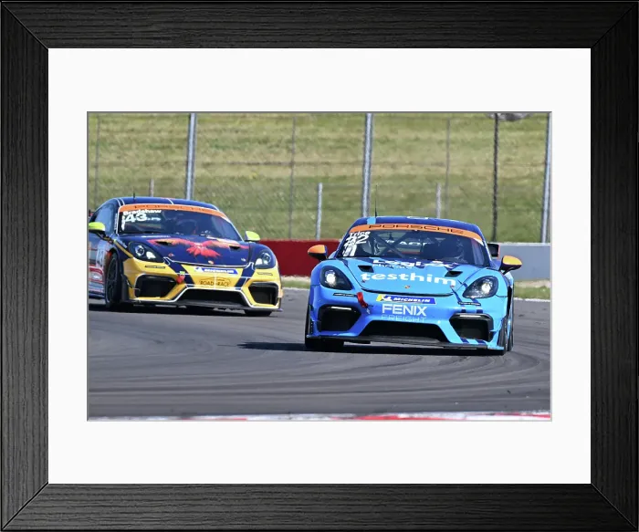 Framed Print : CZ2_1522 Toby Trice, Porsche 718 Cayman GT4 RS Clubsport, Clean Racing.jpg Framed Print : CZ2_1522 Toby Trice, Porsche 718 Cayman GT4 RS Clubsport, Clean Racing.jpg