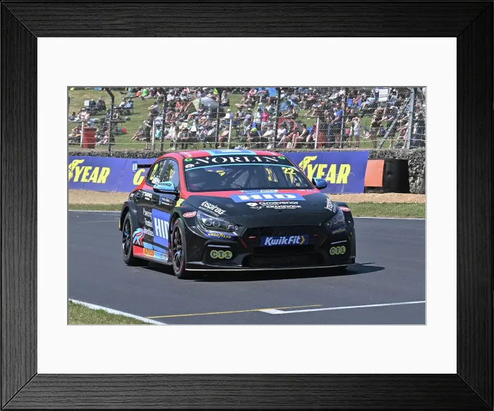 Framed Print : CZ2_3856 Chris Smiley, Hyundai i30N, Restart Racing.jpg