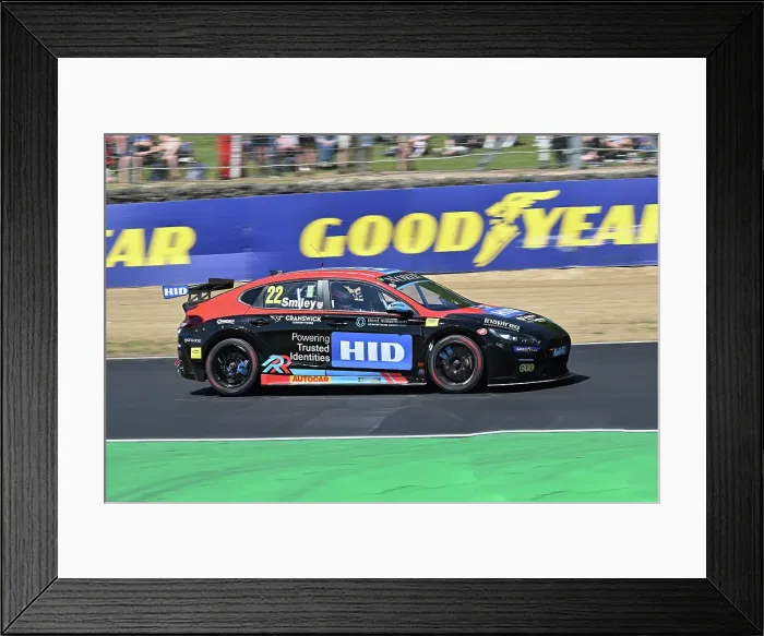 Framed Print : CZ2_3955 Chris Smiley, Hyundai i30N, Restart Racing.jpg