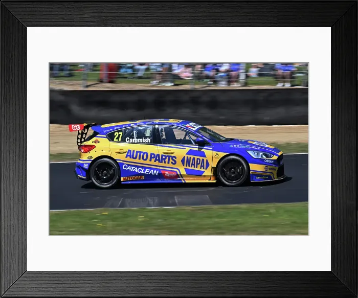 Framed Print : CZ2_4139 Dan Cammish, Ford Focus ST, NAPA Racing UK.jpg