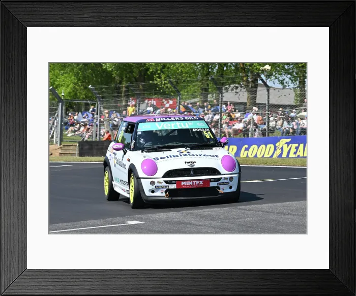 Framed Print : CZ2_3689 Craig Morgan, Chandler Motorsport.jpg