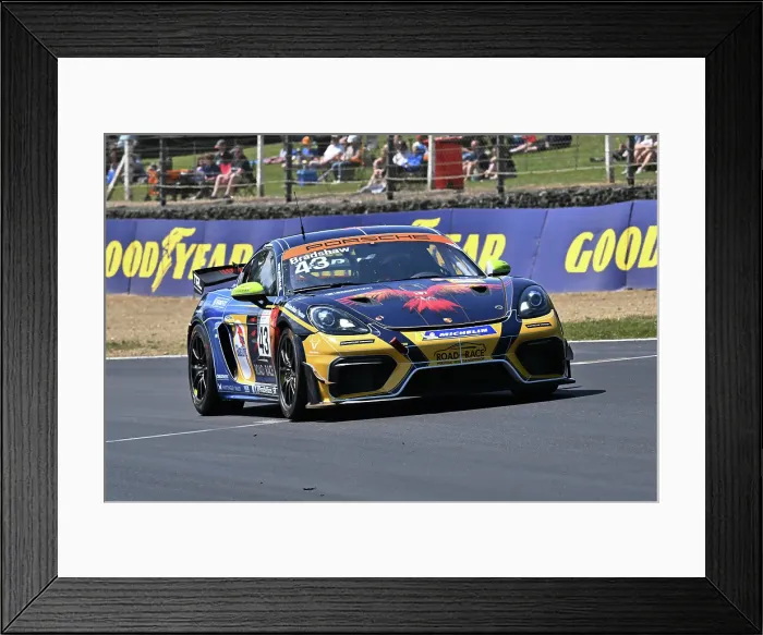 Framed Print : CZ2_4424 Tom Bradshaw, Porsche 718 Cayman GT4 RS Clubsport, Toro Verde GT.jpg Framed Print : CZ2_4424 Tom Bradshaw, Porsche 718 Cayman GT4 RS Clubsport, Toro Verde GT.jpg