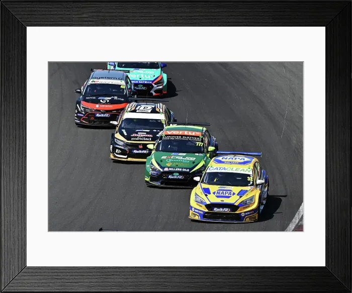 Framed Print : CZ2_4578 Daniel Rowbottom, Ford Focus ST, NAPA Racing UK.jpg