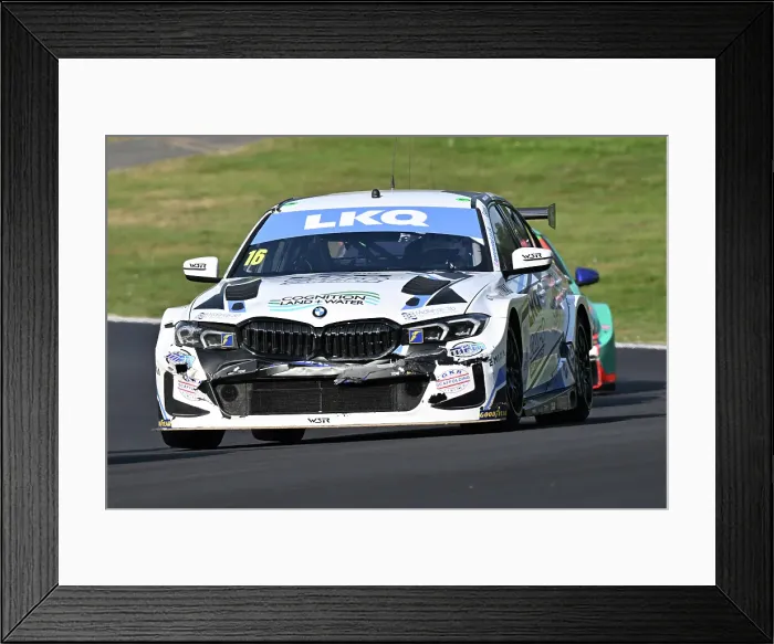 Framed Print : CZ2_5471 Aiden Moffat, BMW 330i M Sport, LKQ Euro Car Parts Racing with WSR.jpg Framed Print : CZ2_5471 Aiden Moffat, BMW 330i M Sport, LKQ Euro Car Parts Racing with WSR.jpg