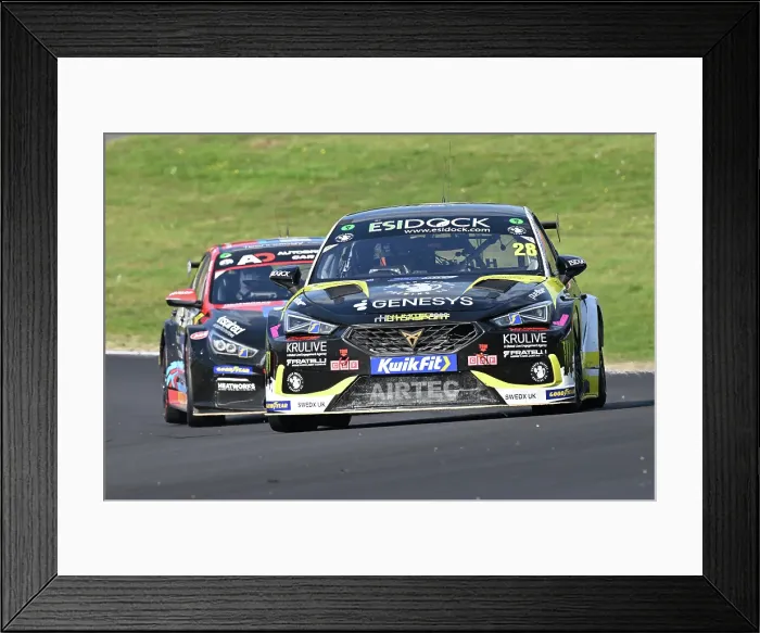 Framed Print : CZ2_5481 Nicolas Hamilton, Cupra Leon, Powder Monkey Brewing Co with Esidock.jpg