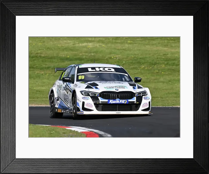 Framed Print : CZ2_5523 Charles Rainford, BMW 330i M Sport, LKQ Euro Car Parts Racing with WSR.jpg