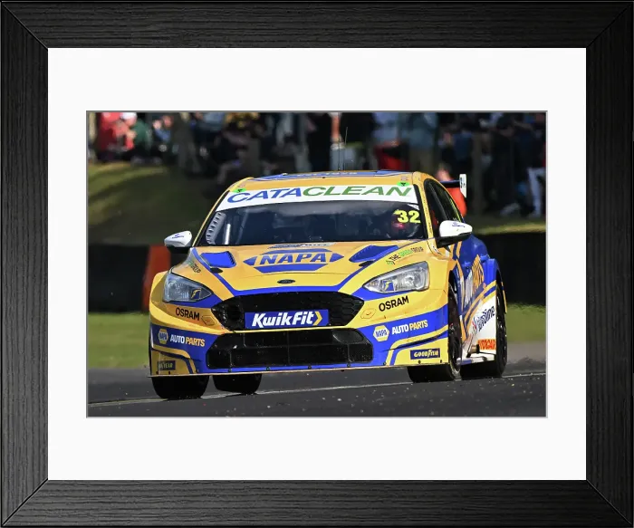 Framed Print : CZ2_5542 Daniel Rowbottom, Ford Focus ST, NAPA Racing UK.jpg