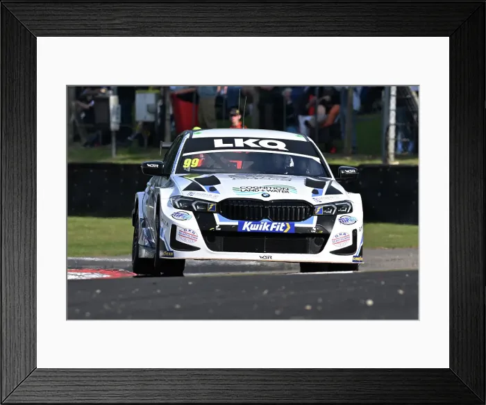 Framed Print : CZ2_5586 Charles Rainford, BMW 330i M Sport, LKQ Euro Car Parts Racing with WSR.jpg Framed Print : CZ2_5586 Charles Rainford, BMW 330i M Sport, LKQ Euro Car Parts Racing with WSR.jpg