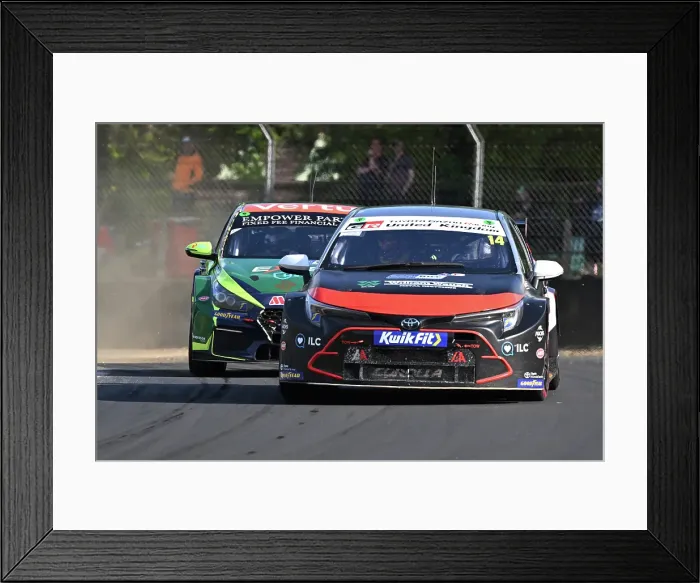 Framed Print : CZ2_5669 Ronan Pearson, Toyota Corolla GR Sport, Toyota Gazoo Racing with IAA.jpg