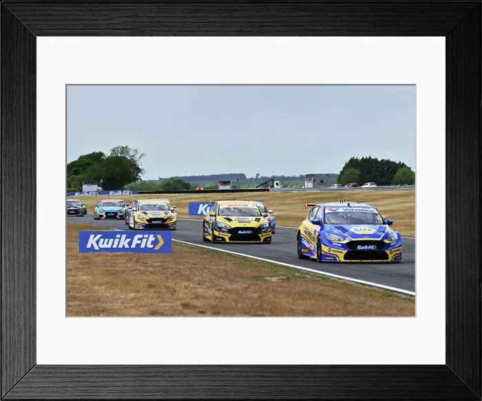 Framed Print : CZ2_5811 Dan Cammish, Ford Focus ST, NAPA Racing UK.jpg