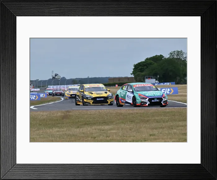 Framed Print : CZ2_5854 Tom Ingram, Hyundai i30N, Team Vertu, Ashley Sutton, Ford Focus ST, NAPA Racing UK.jpg Framed Print : CZ2_5854 Tom Ingram, Hyundai i30N, Team Vertu, Ashley Sutton, Ford Focus ST, NAPA Racing UK.jpg