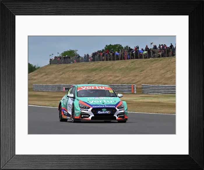 Framed Print : CZ2_5874 Tom Ingram, Hyundai i30N, Team Vertu.jpg