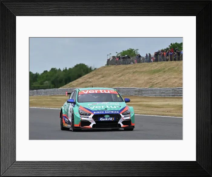 Framed Print : CZ2_5879 Tom Chilton, Hyundai i30N, Team Vertu.jpg Framed Print : CZ2_5879 Tom Chilton, Hyundai i30N, Team Vertu.jpg
