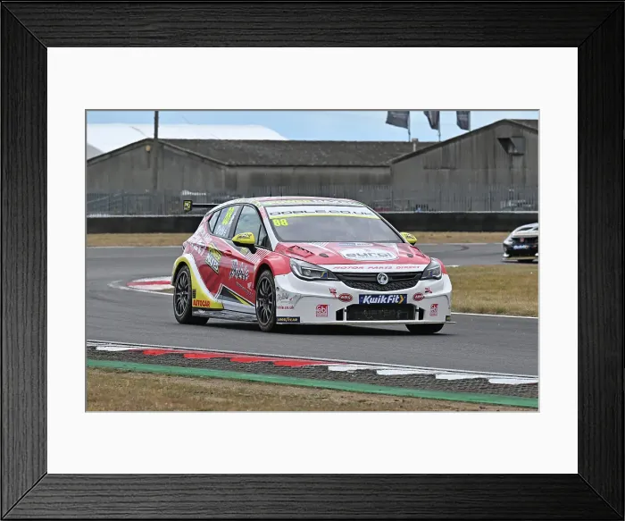 Framed Print : CZ2_5905 Mikey Doble, Vauxhall Astra, Motor Parts Direct with Power Maxed Racing.jpg