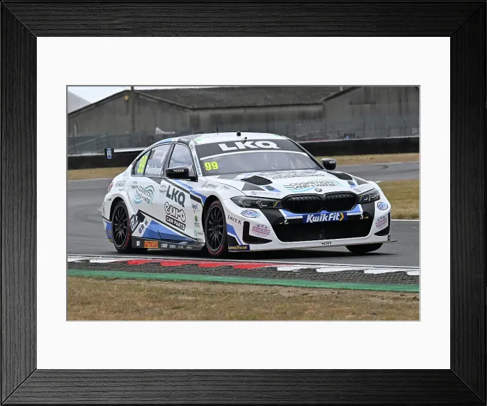Framed Print : CZ2_5908 Charles Rainford, BMW 330i M Sport, LKQ Euro Car Parts Racing with WSR.jpg Framed Print : CZ2_5908 Charles Rainford, BMW 330i M Sport, LKQ Euro Car Parts Racing with WSR.jpg