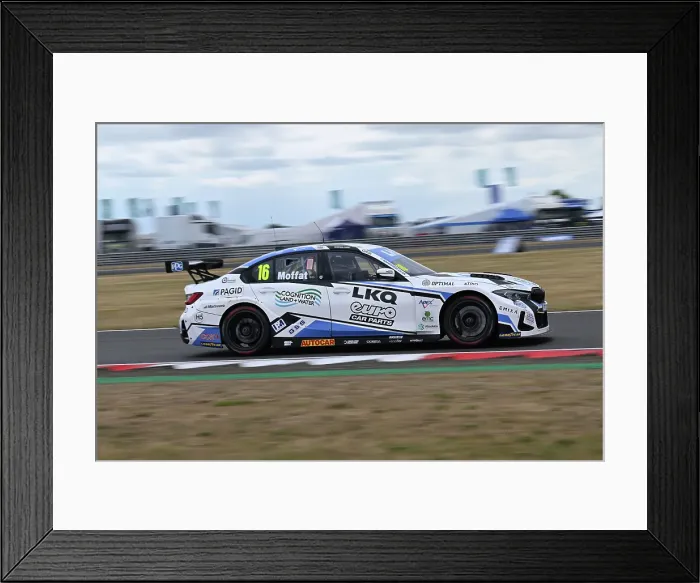 Framed Print : CZ2_5959 Aiden Moffat, BMW 330i M Sport, LKQ Euro Car Parts Racing with WSR.jpg