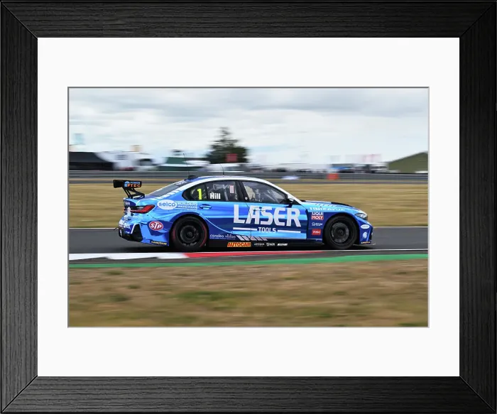 Framed Print : CZ2_6011 Jake Hill, BMW 330i M Sport, Laser Tools Racing with MB Motorsport.jpg