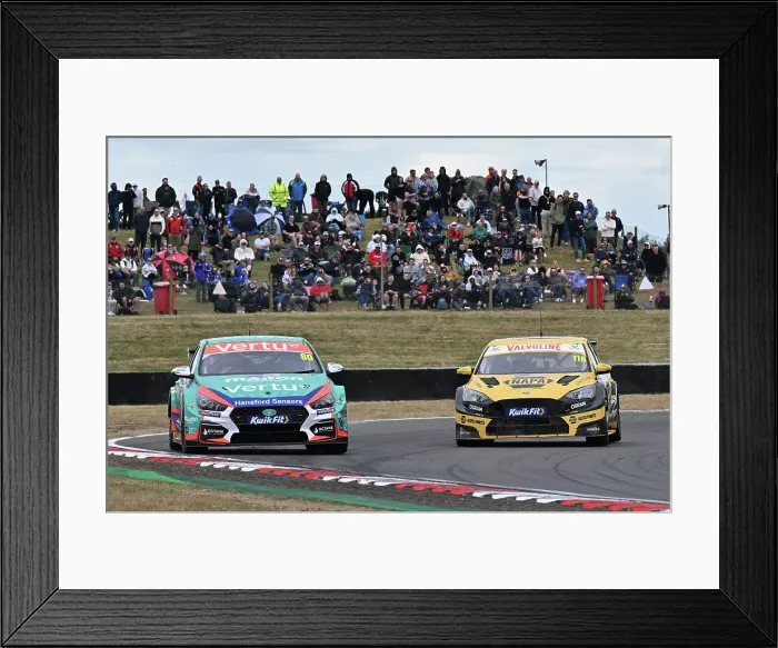 Framed Print : CZ2_6110 Tom Ingram, Hyundai i30N, Team Vertu, Ashley Sutton, Ford Focus ST, NAPA Racing UK.jpg Framed Print : CZ2_6110 Tom Ingram, Hyundai i30N, Team Vertu, Ashley Sutton, Ford Focus ST, NAPA Racing UK.jpg