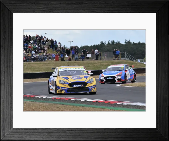 Framed Print : CZ2_6113 Daniel Rowbottom, Ford Focus ST, NAPA Racing UK.jpg