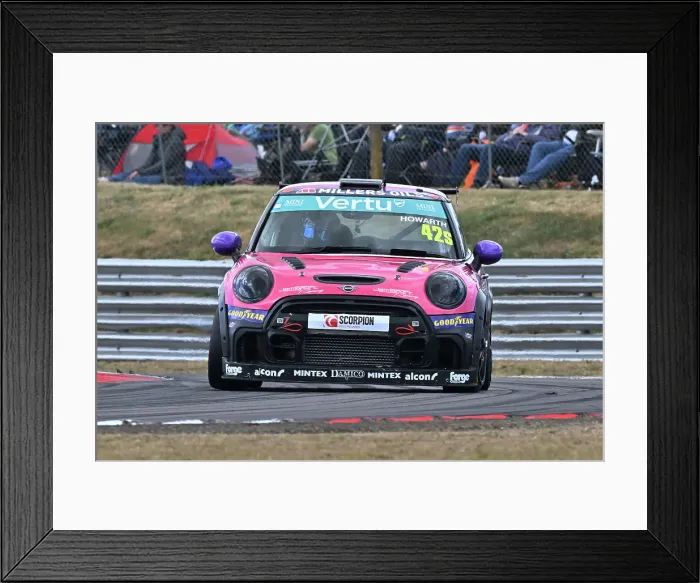 Framed Print : CZ2_6383 Henry Howarth, MINI JCW Sport, Jamsport Racing UK.jpg