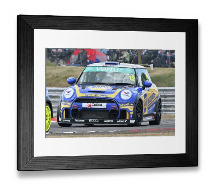 Framed Print : CZ2_6401 Alex Solley, MINI JCW, NAPA Racing UK.jpg Framed Print : CZ2_6401 Alex Solley, MINI JCW, NAPA Racing UK.jpg