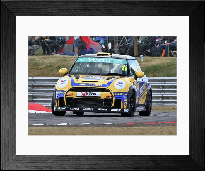 Framed Print : CZ2_6412 Jamie Osborne, MINI JCW, NAPA Racing UK.jpg Framed Print : CZ2_6412 Jamie Osborne, MINI JCW, NAPA Racing UK.jpg