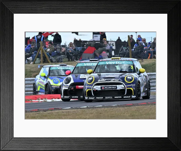 Framed Print : CZ2_6419 Albert Webster, MINI JCW, JRW Motorsport.jpg