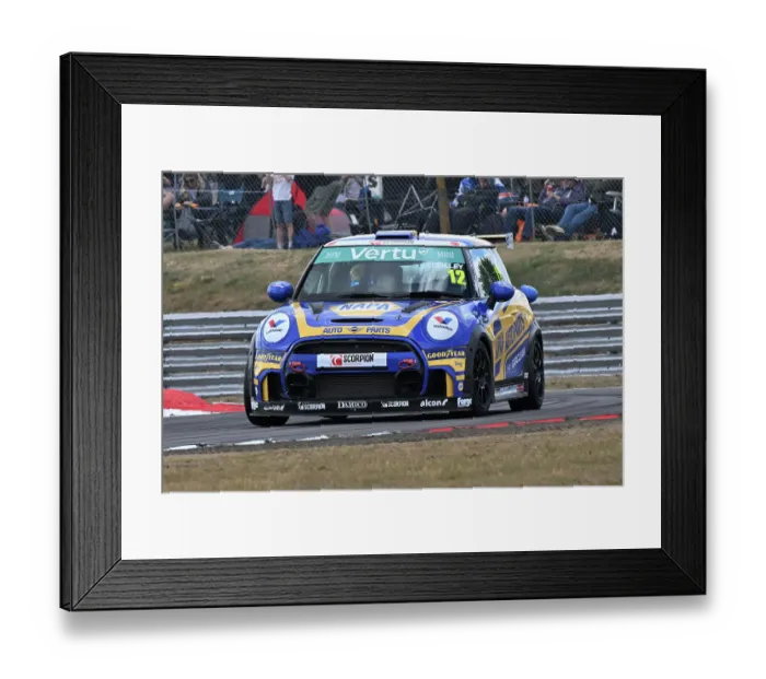 Framed Print : CZ2_6421 Alex Solley, MINI JCW, NAPA Racing UK.jpg Framed Print : CZ2_6421 Alex Solley, MINI JCW, NAPA Racing UK.jpg